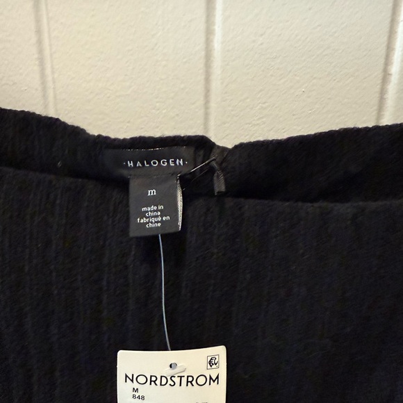 Nordstrom Black Off-the-Shoulder Sweater - Picture 2 of 3